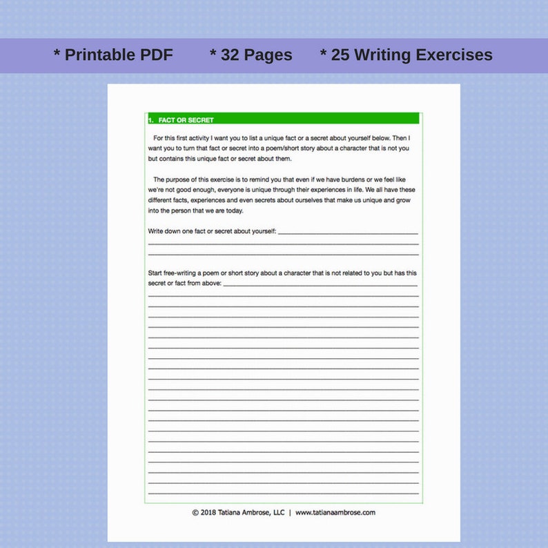 Creative writing workbook pdf picture