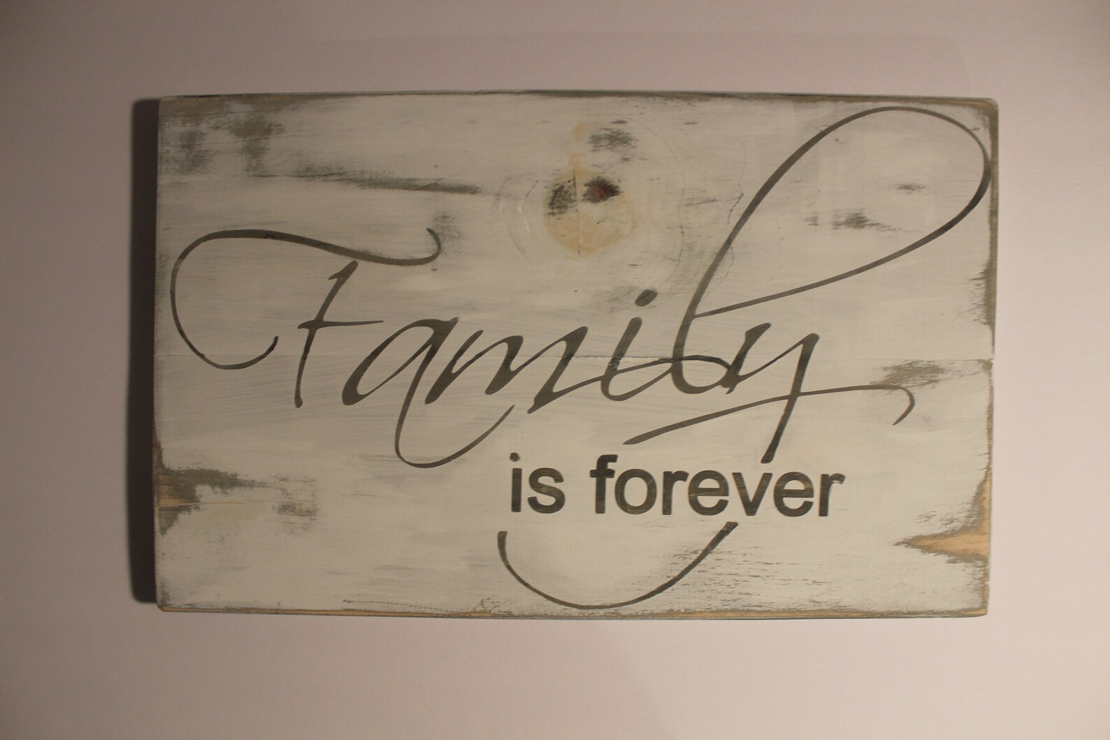 Family is Forever wood sign / Wedding Shower gift/ Birthday Etsy