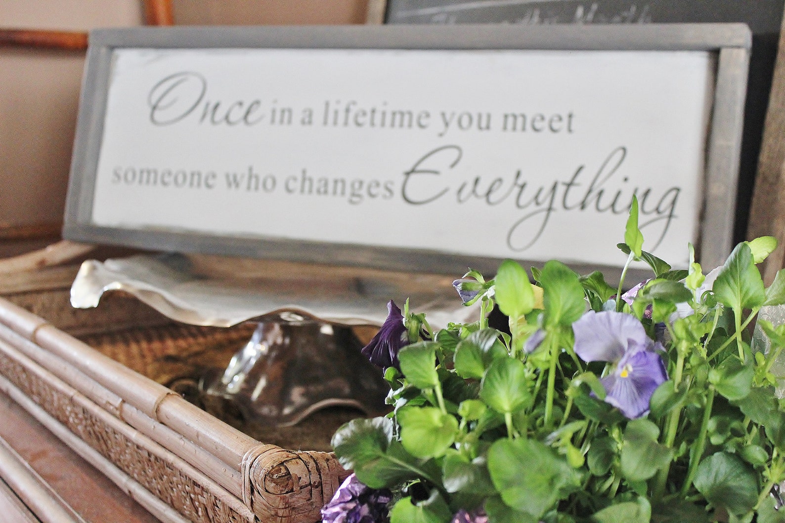 Bedroom Wall Decor/wood Signs/ Bedroom Signs/once in a Etsy