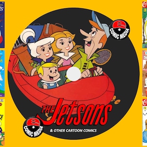 Jetsons & Other Hanna Barbera Comics On PC DVD Rom (CBR Format)
