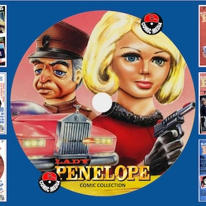 レディ ペネロペ UK コミック & 年鑑 PC DVD ROM (CBR 形式)