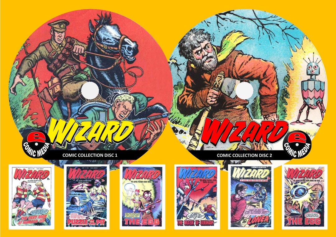 Wizard Weekly Wizard Weekly (1970-78) UK Comics on Pc DVD Rom (CBR Format) - Etsy