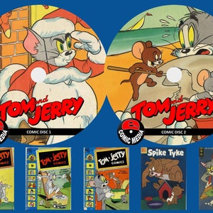 Tom & Jerry Comic Collection en dos DVD Rom&#39;s de PC (formato CBR)