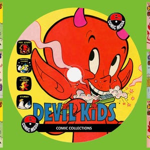 Devil Kids Comics (Harvey) On PC DVD Rom (CBR Format)