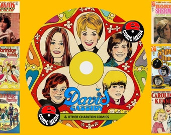 David Cassidy-Partridge Family & other Charlton Comics On PC DVD Rom (CBR Format)
