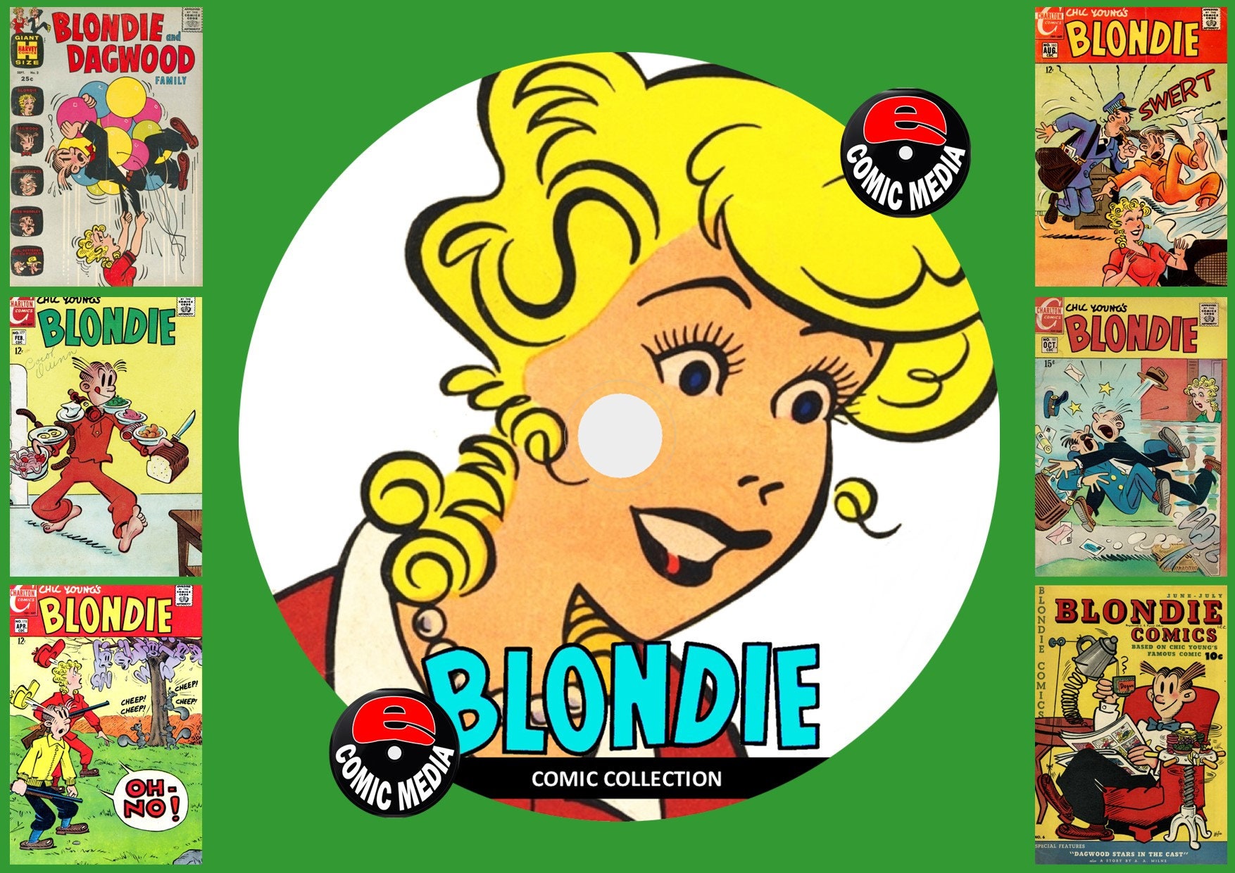 Blondie Comic Collection on PC DVD Rom CBR Format