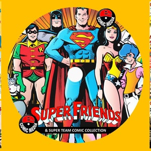 Super Friends-Super Team Comics auf PC DVD Rom (CBR Format)