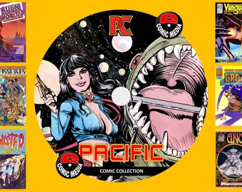 Pacific Comics On PC DVD Rom (CBR Format)