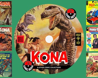 Kona & Other Dell-Gold Key Comics On PC DVD Rom (CBR Format)