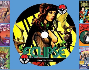 Eclipse Comic Collection On PC DVD Rom (CBR Format)