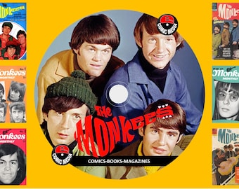 The Monkees Comics & Magazines On PC DVD Rom (CBR Format)