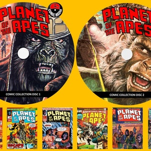 Planet of the Apes Comics On Two PC DVD Rom’s (CBR Format)