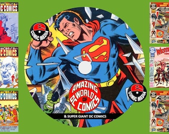 Amazing World of Dc + Dc Super Giant Comics on PC DVD Rom (CBR Format)