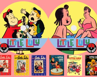 Little Lulu Dell & Gold Key Comics On Two PC DVD Rom’s (CBR Format)