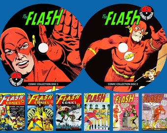 Flash Comics On Two PC DVD Rom’s (CBR Format)