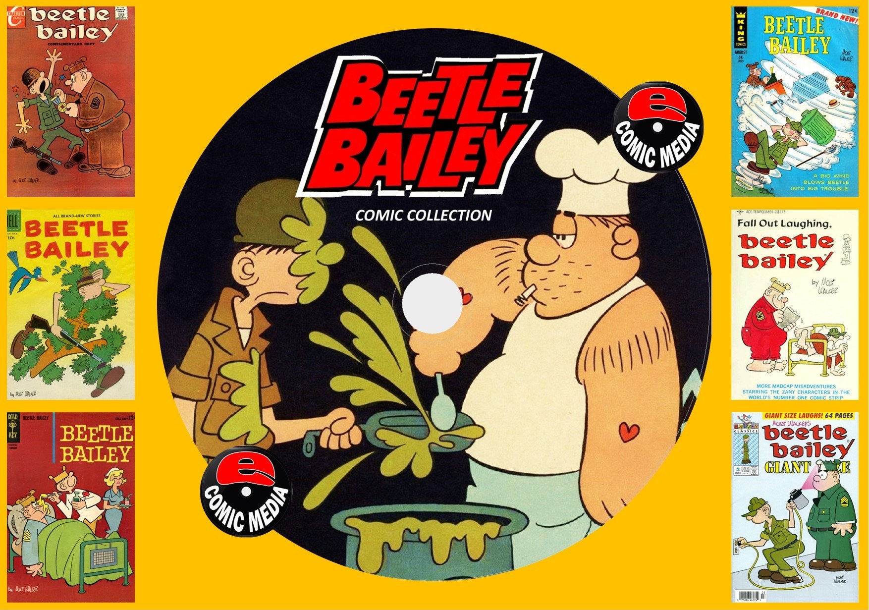 Beetle Bailey Comics on PC DVD Rom CBR Format - Etsy
