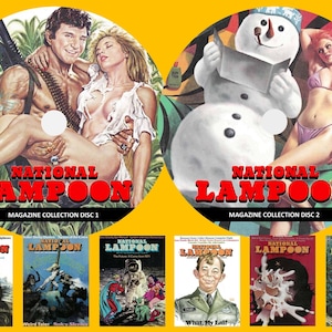 National Lampoon Magazines On Two PC DVD Rom ́s (PDF Format)