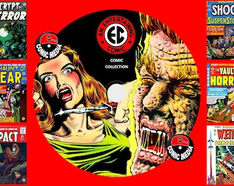EC Comic Collection On PC DVD Rom (cbr format)