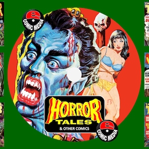 Horror Tales & Other Horror Comics On PC DVD Rom (CBR Format)
