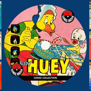 Baby Huey (Harvey Comics) On PC DVD Rom (CBR Format)