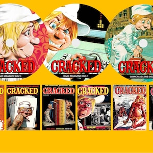 Cracked Comic Magazine sur 3 PC DVD Rom (format CBR)