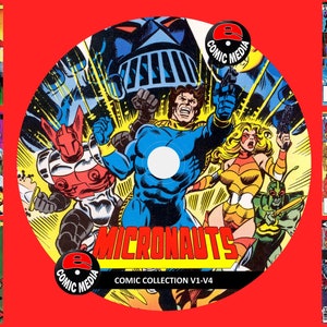 Micronauts Comics On PC DVD Rom (CBR Format)