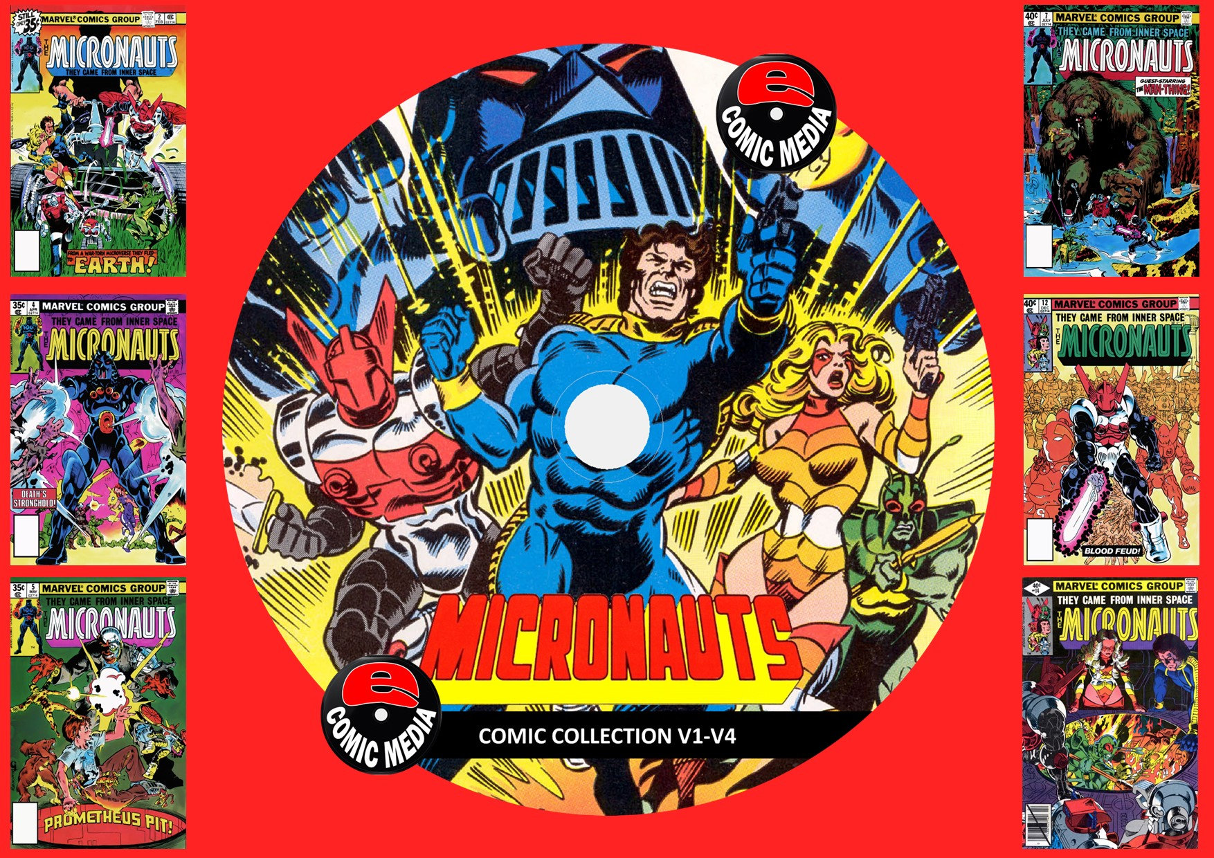 Micronauts Comics On PC DVD Rom (CBR Format)