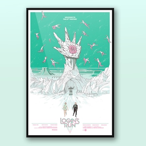Logan es Run, 24"x36" Siebdruck - Poster