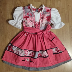 Children's dirndl size 110/116-104-86/92-74/8 "little deer" Made with Love