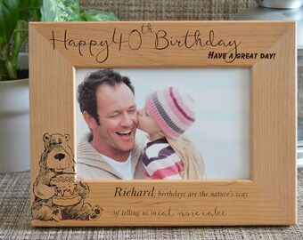 happy birthday papa photo frame