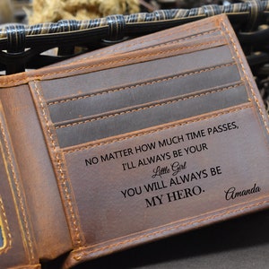 Regalo para hijo, Cartera personalizada para hombre, Regalos para él, Regalo de Navidad, Regalo para papá, Cartera para mi hombre, Cuero Genuino, RFID