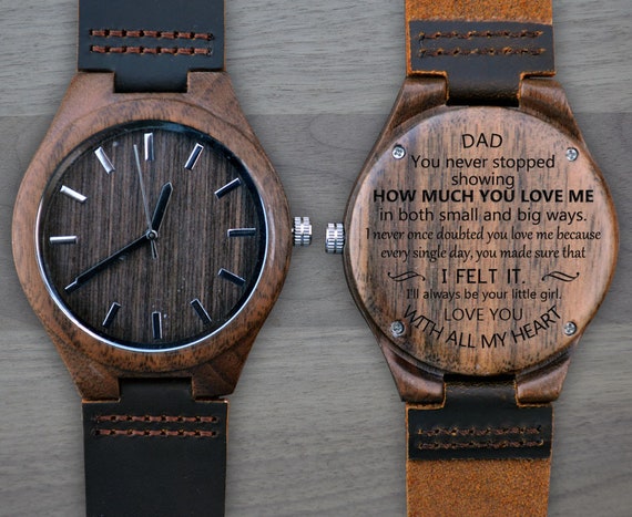 Personalized Wooden Watch Personalized Watch Engraved Watch
