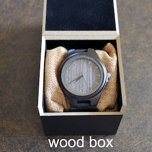 Notre cadeau daventure, Montre personnalisée, Montre en bois personnalisée, Montre en bois pour hommes, Cadeaux pour hommes, Cadeaux pour mari, Cadeaux petit ami, Cadeau de marié image 4