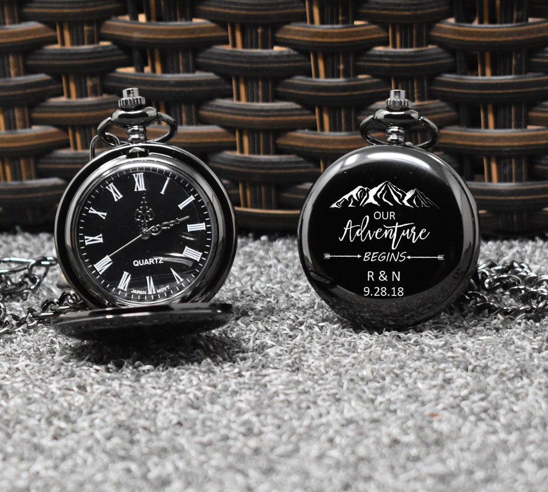 Personalized Pocket Watch, Personalized Watch, Engraved Pocket Watch