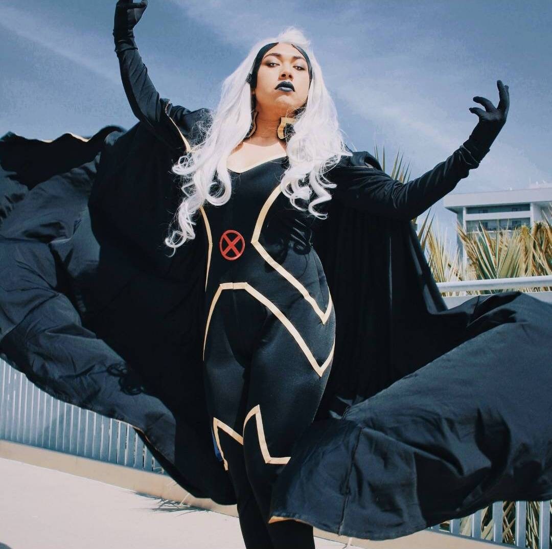 X men Storm Unitard And Cape Costume Made to measure Cosplay 