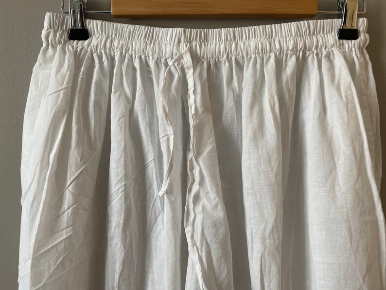 Harem baggy pants, soft cotton trousers image 4