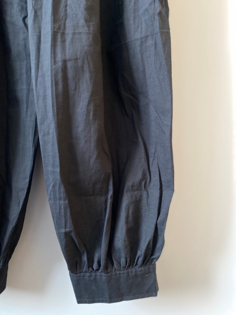 Harem baggy pants, soft cotton trousers image 2