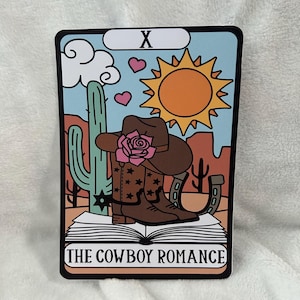 Cowboy Romantik Trope Kindle e Reader Einlegekarte für Hülle, Kindle zubehör dekoration, kindle, paperwhite, Oasis 10th 11th gen