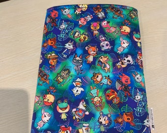 AC blue book cover book pouch bookbestie book sleeve