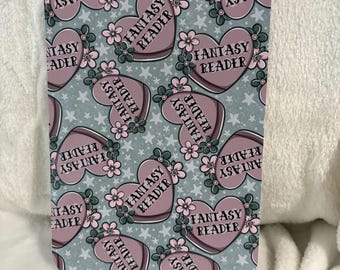 Fantasy reader hearts kindle e reader insert card for clear case, kindle accessory, paperwhite, oasis, scribe 10th 11th 12th gen