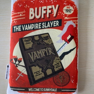 Buffy bookbestie book sleeve padded and lined book protector **2 sizes** book jackets, fabric dust jackets