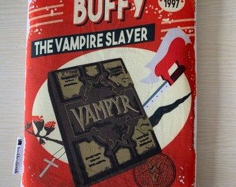 Buffy bookbestie book sleeve padded and lined book protector **2 sizes** book jackets, fabric dust jackets
