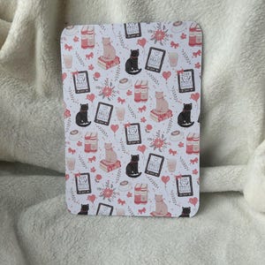 Love Cats Kindle E-Reader Scheda di inserimento per custodia trasparente, accessorio decorativo per Kindle, Kindle, Paperwhite, Oasis, Scribe 10a e 11a generazione