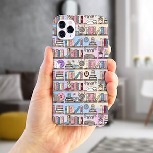Taylors bookshelf bookish iphone and samsung phone case