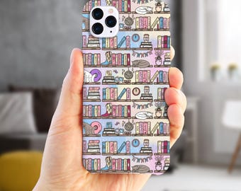 Taylors bookshelf bookish iphone and samsung phone case