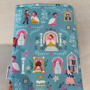 Blue beauty and the beast book cover book pouch bookbestie book sleeve