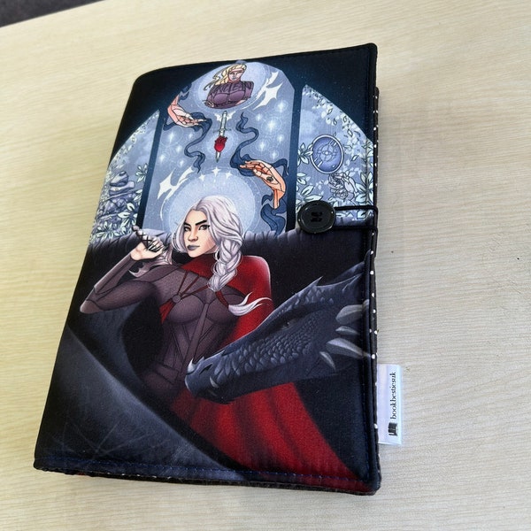Manon stained glass Throne of glass officially licensed booksleeve book jacket bookbestie