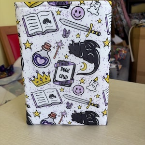 Fantasy lover e-reader bookish fabric book jacket book cover book pouch bookworm gift bookbestie book sleeve zip sold separately