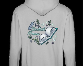 Bookish mama zip up hoodie