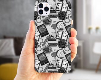 Funda para iPhone y Samsung con un aire de libros moralmente grises